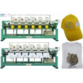 6 Cabeças 9 Agulhas Cap / Shirt Bordados Machine / Machinery